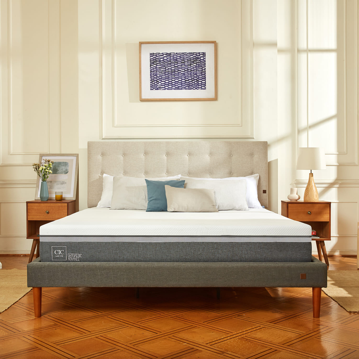 Cama Europea Curve King Ortopedic Advance