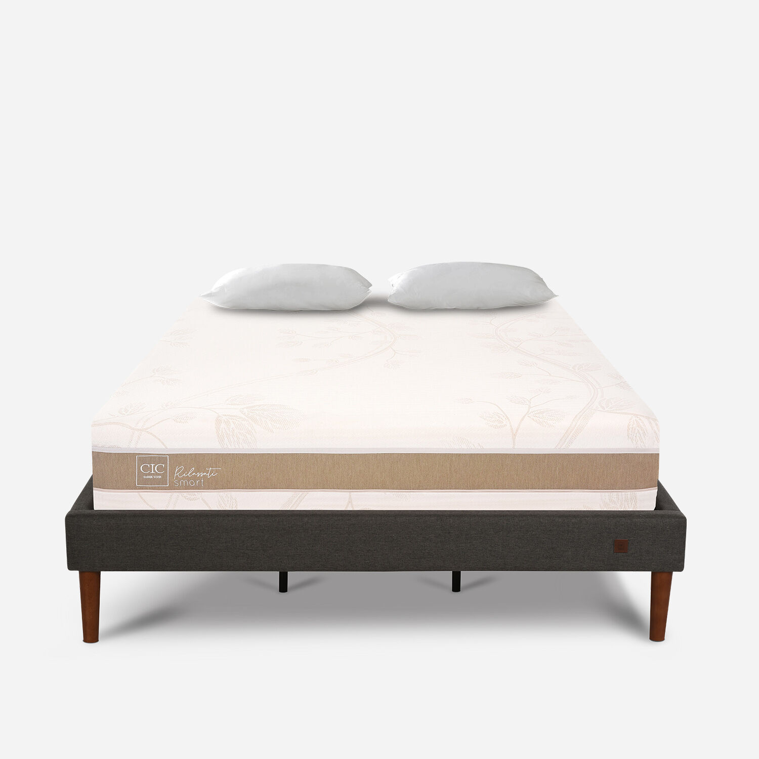 Cama Europea Curve King Rilassati Infinity + Almohadas