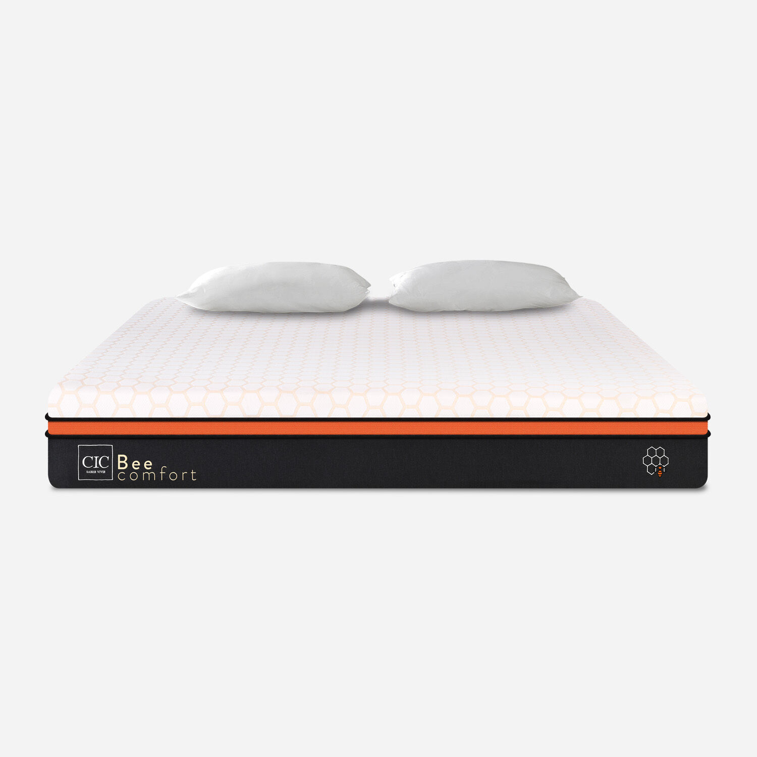 Colch&oacute;n 2 Plazas Bee Comfort 150x200 + Almohadas Viscoel&aacute;sticas