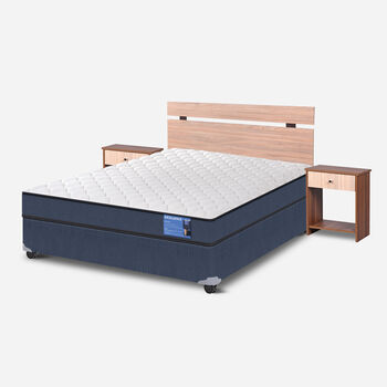 Cama Americana 2 Plazas Excellence + Set Olmo