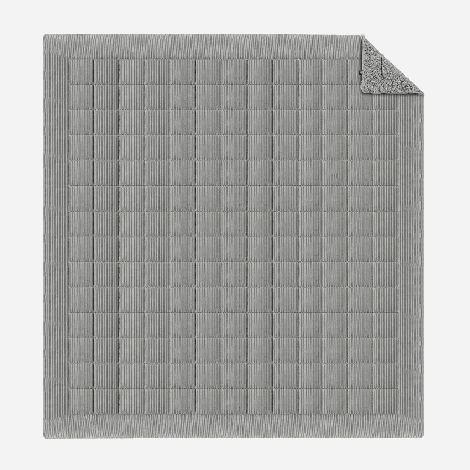 Plum&oacute;n King Sherpa Corderoy Gris