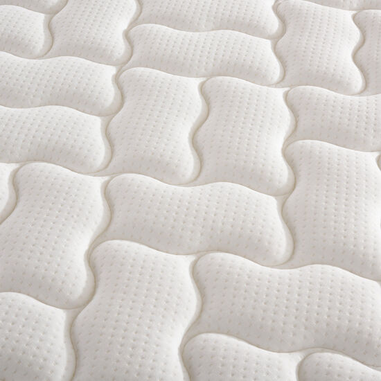 Cama Europea 2 Plazas Anatomic Base Normal + Set Dublín Choc