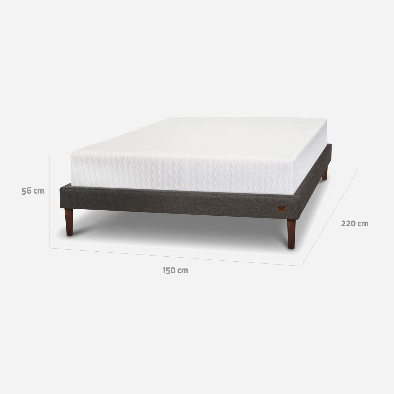 Cama Europea Curve Queen Hybrid Mattress 25 Cm.