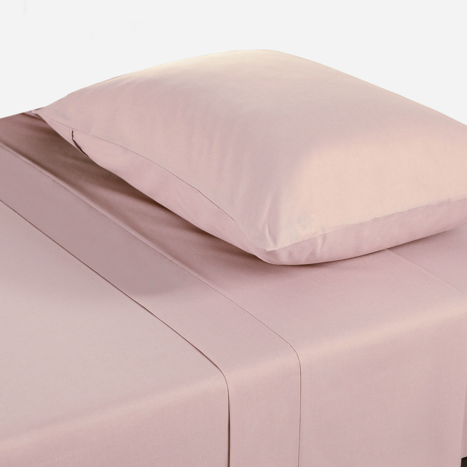 S&aacute;banas Single 180 Hilos Lisa Rosa