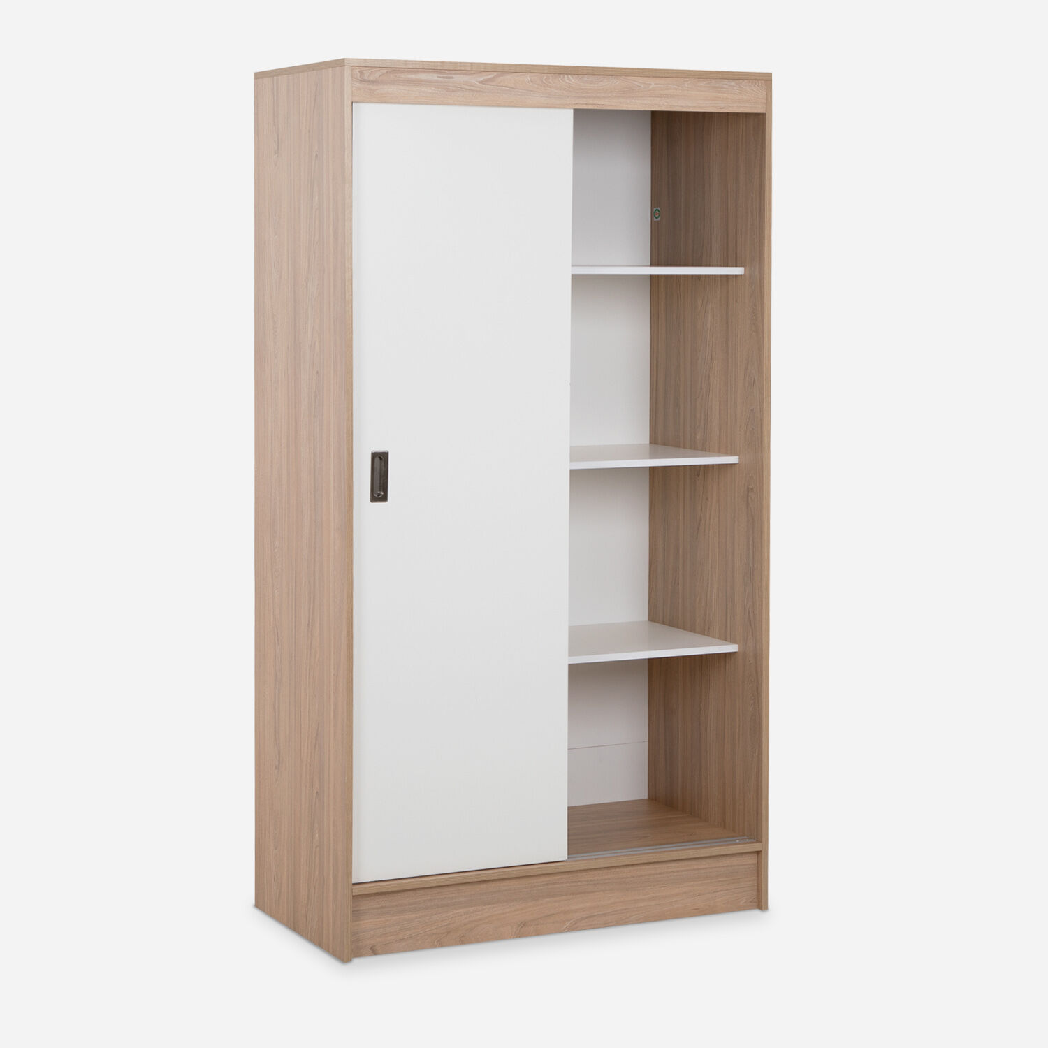 Clóset Caburgua 2 Puertas Corredera Olmo Alpino Blanco