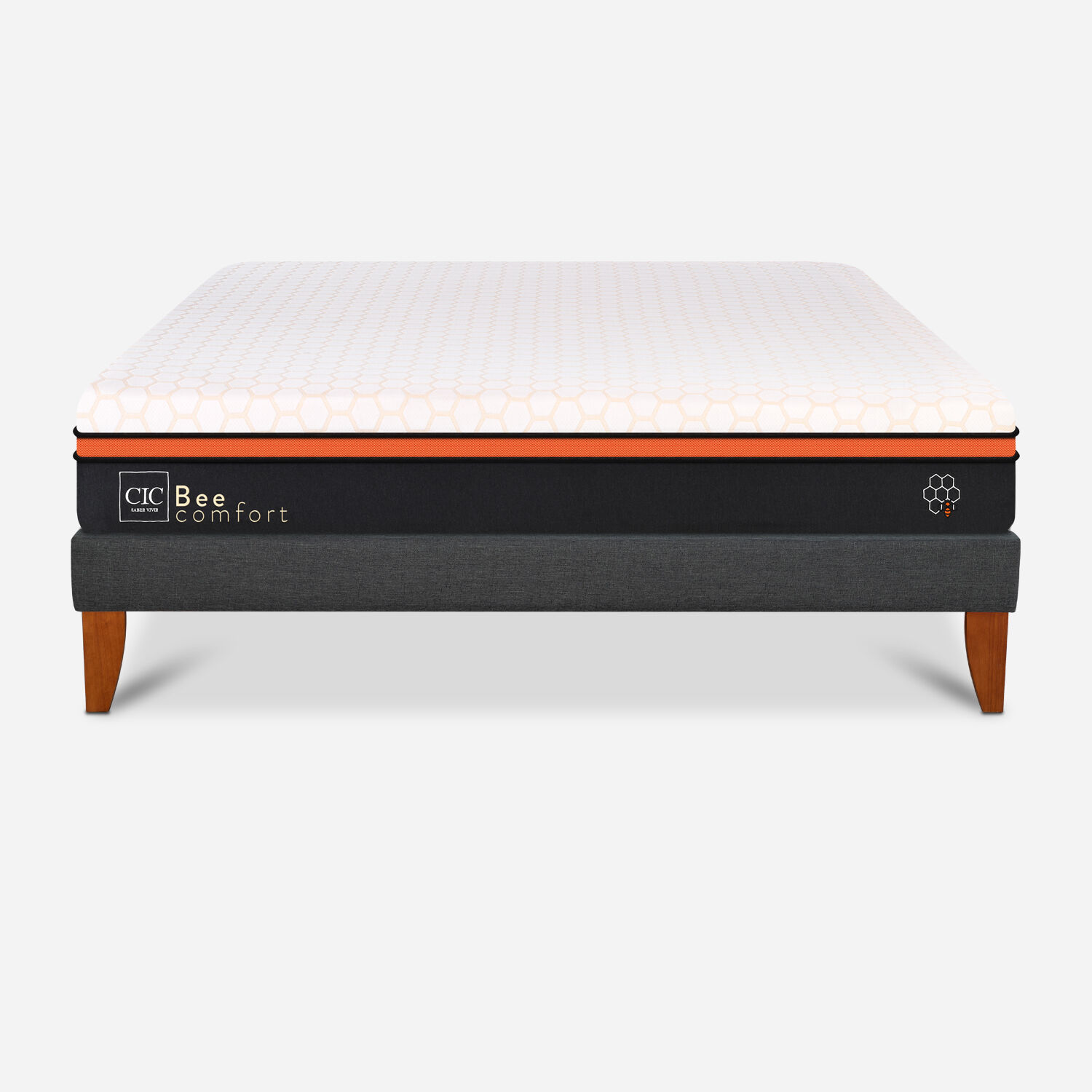 Cama Europea Box King Bee Comfort 180x200