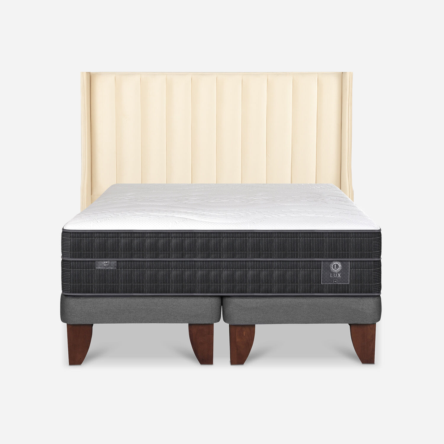 Cama Europea Super King Lux + Respaldo Panaro