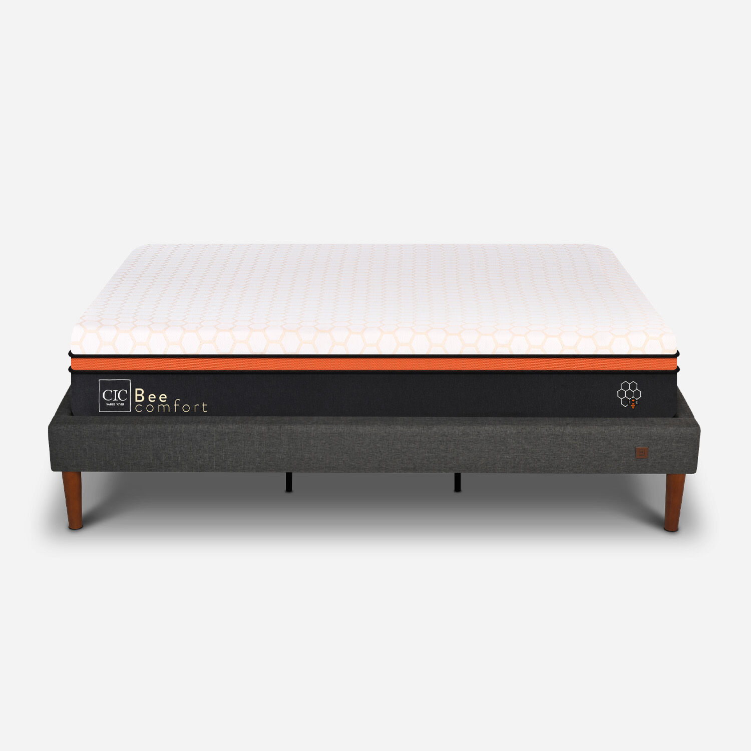Cama Europea Curve King Bee Comfort 180x200