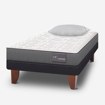 Cama Europea 1,5 Plazas Anatomic + Almohada