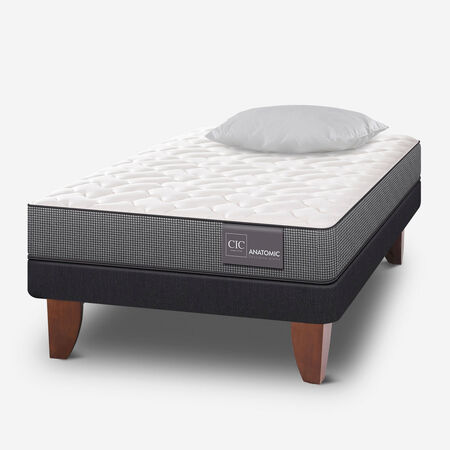 Cama Europea 1,5 Plazas Anatomic + Almohada
