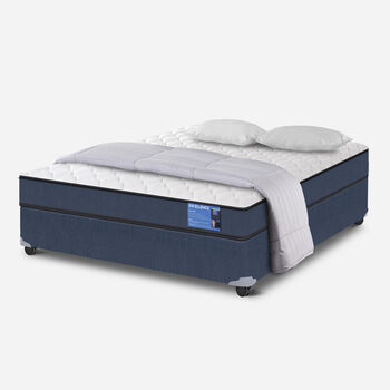 Cama Americana Full Excellence + Almohadas + Plumón