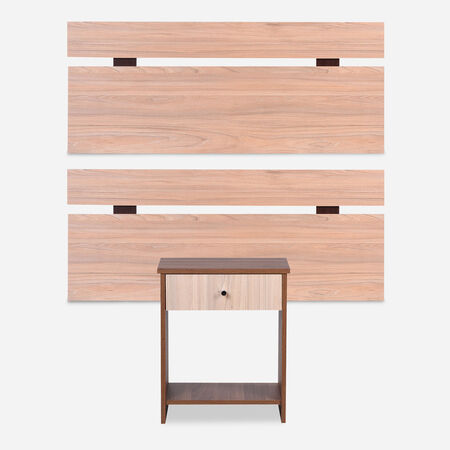 2 Respaldos + Velador Olmo