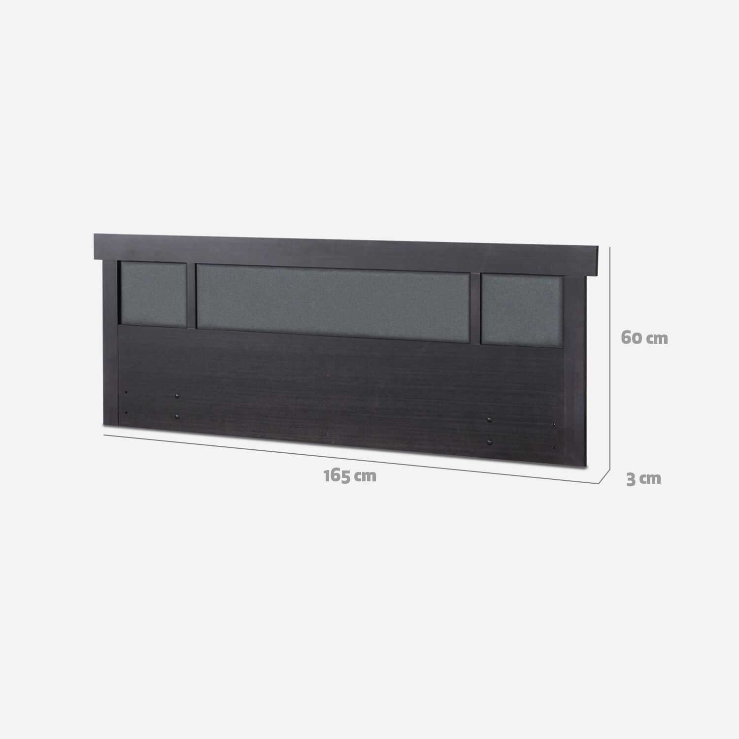 Respaldo 2 Plazas Dubl&iacute;n Negro