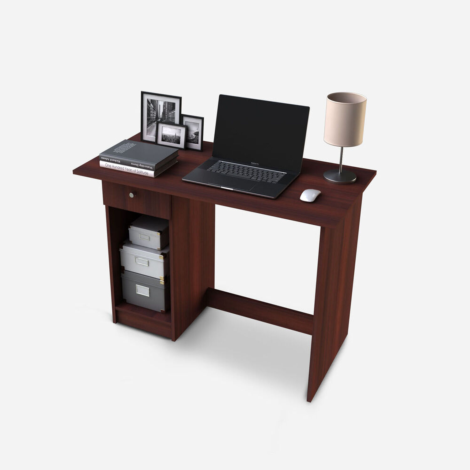 Escritorio 1 Caj&oacute;n 1 Puerta Chocolate