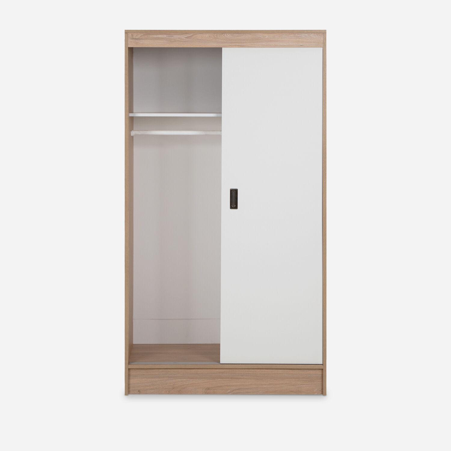 Clóset Caburgua 2 Puertas Corredera Olmo Alpino Blanco