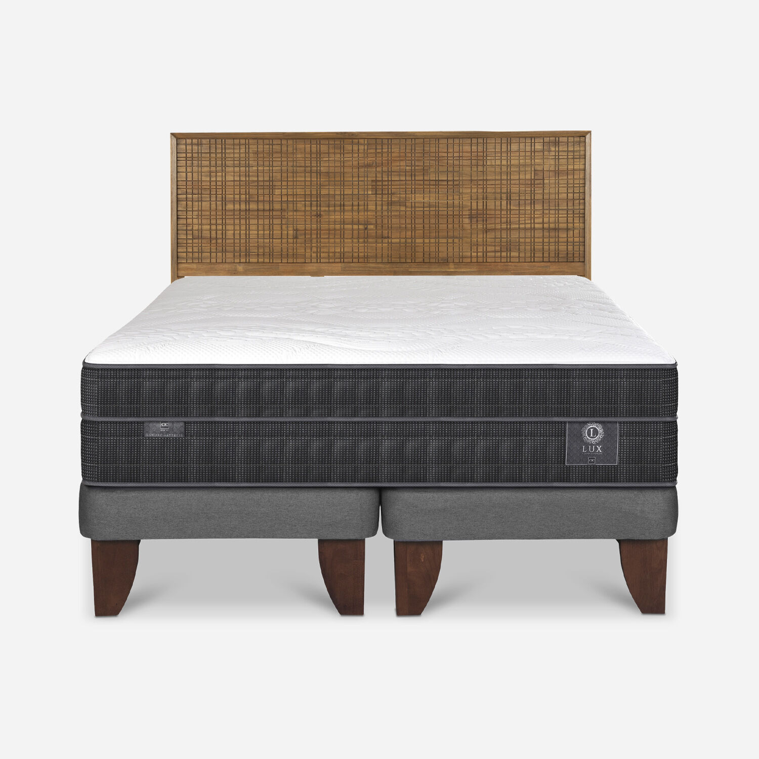 Cama Europea King Lux + Respaldo Adria