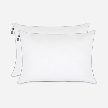 Set 2 Almohadas 60% Pluma Cuerpo + 40% Pluma Pecho + Fibra 50X70 Cm.