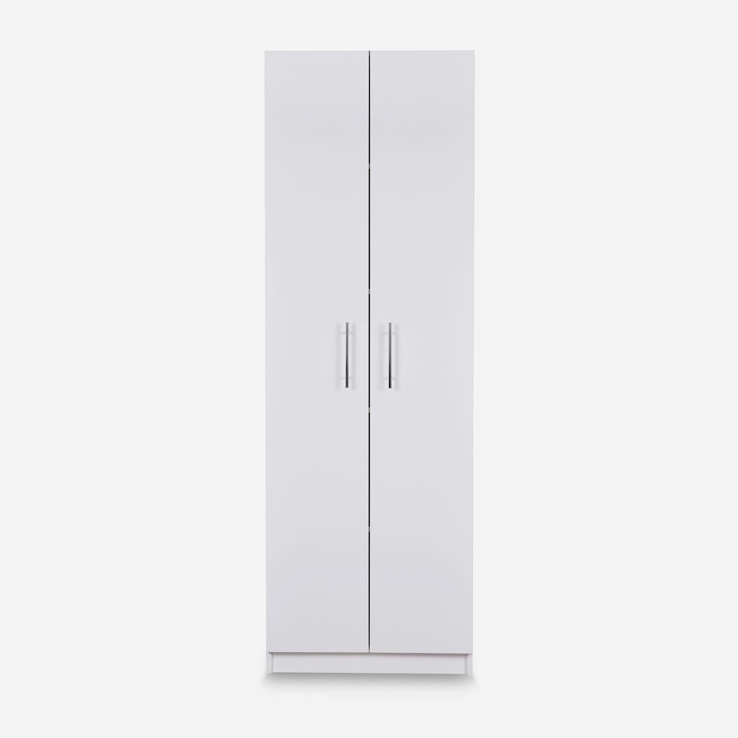 Set de Ba&ntilde;o Organizadores 2 Puertas Blanco