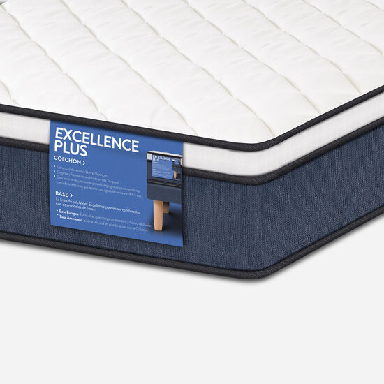 Colchón 1 Plaza Excellence Plus 90x200 + Almohada