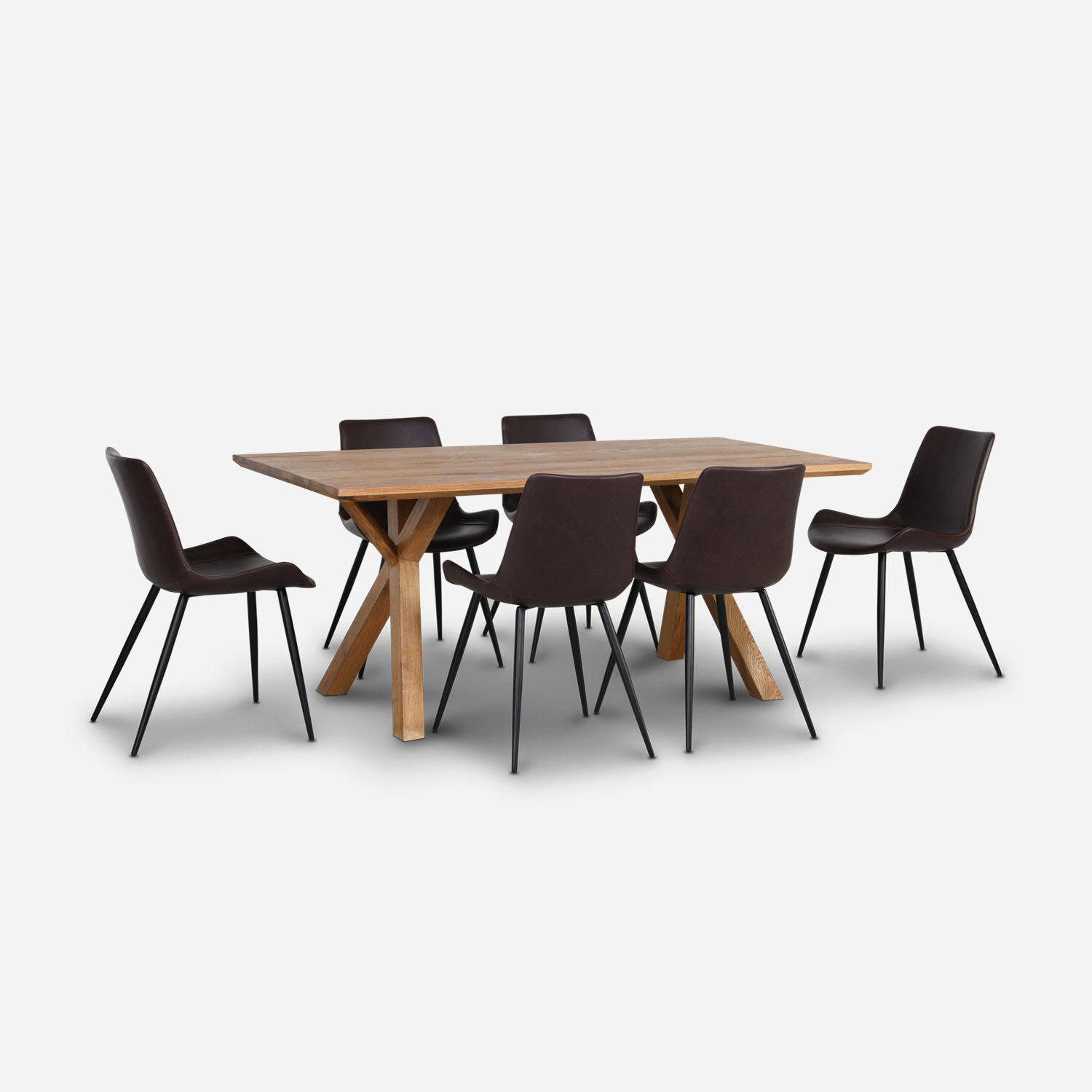 Comedor 6 Sillas Scotland Caf&eacute;