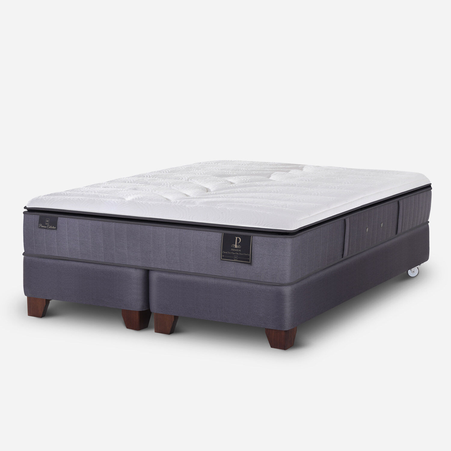 Box Spring 2 Plazas Premium Base Dividida