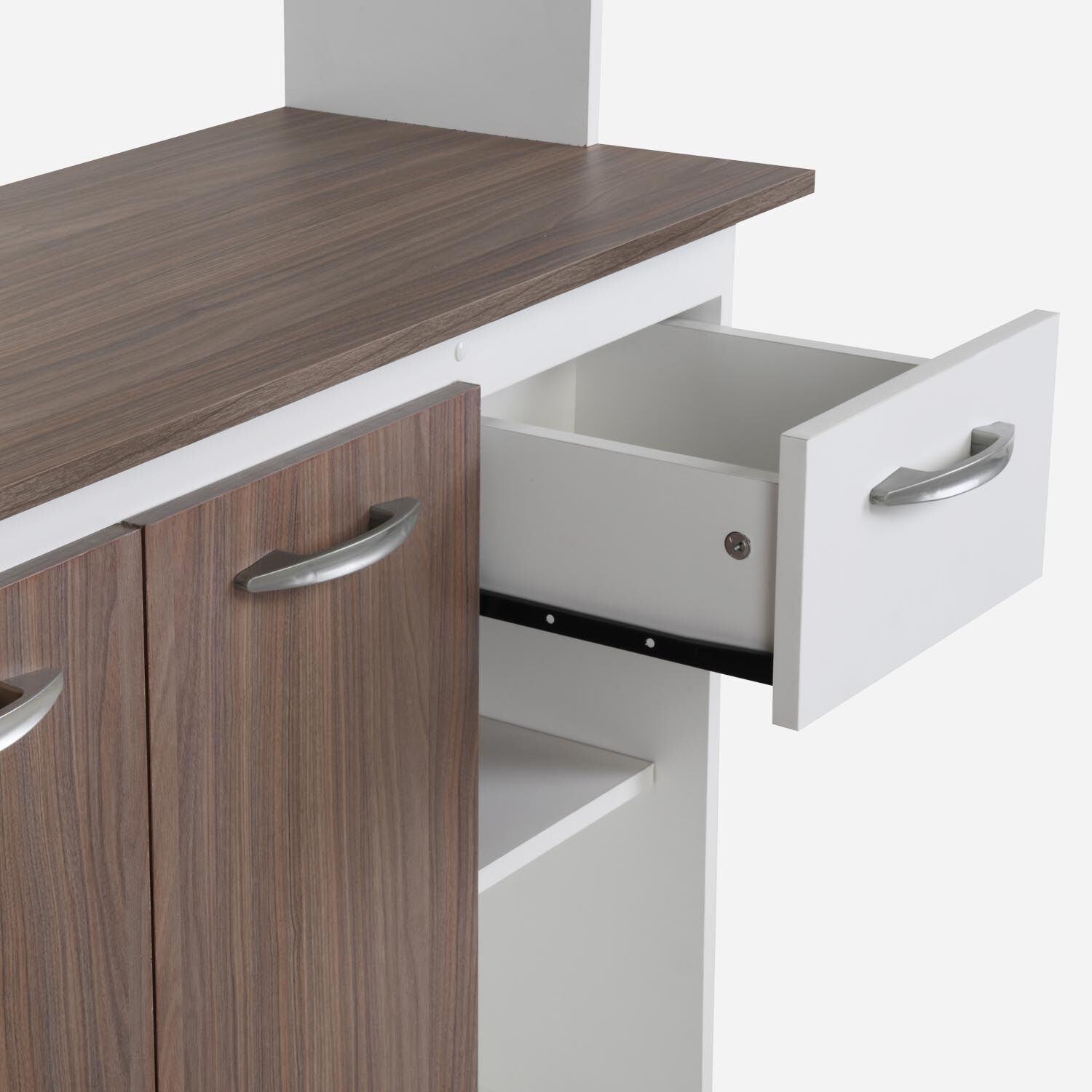 Mueble de Cocina 4 Puertas 1 Cajón Sofía 90x180x39 Cm