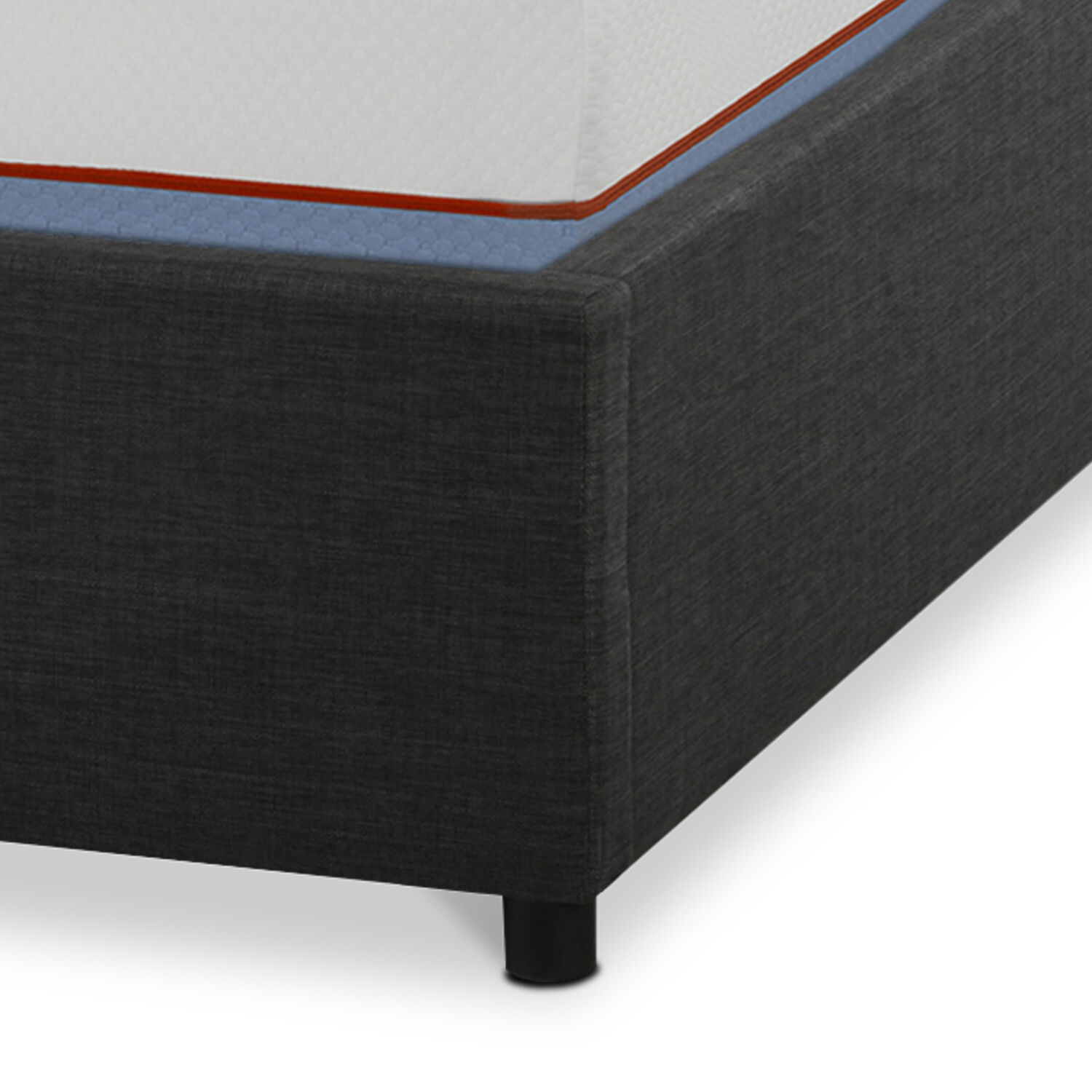 Cama Space Box 2 Plazas Excellence Plus + Velador Torino Caramel 