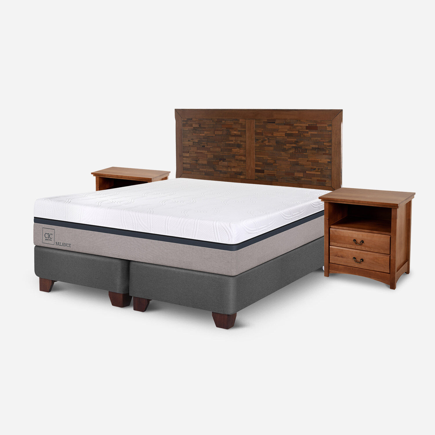 Box Spring King Balance + Set Antique