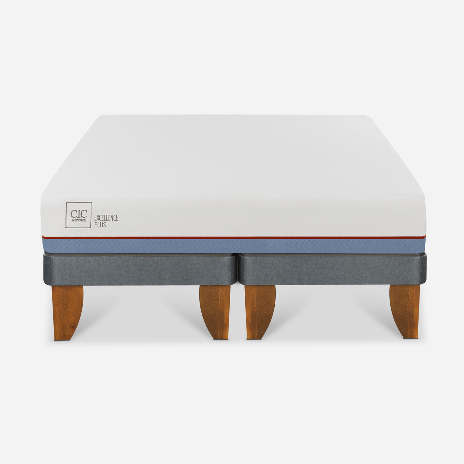 Cama Europea 2 Plazas Excellence Plus Base Dividida