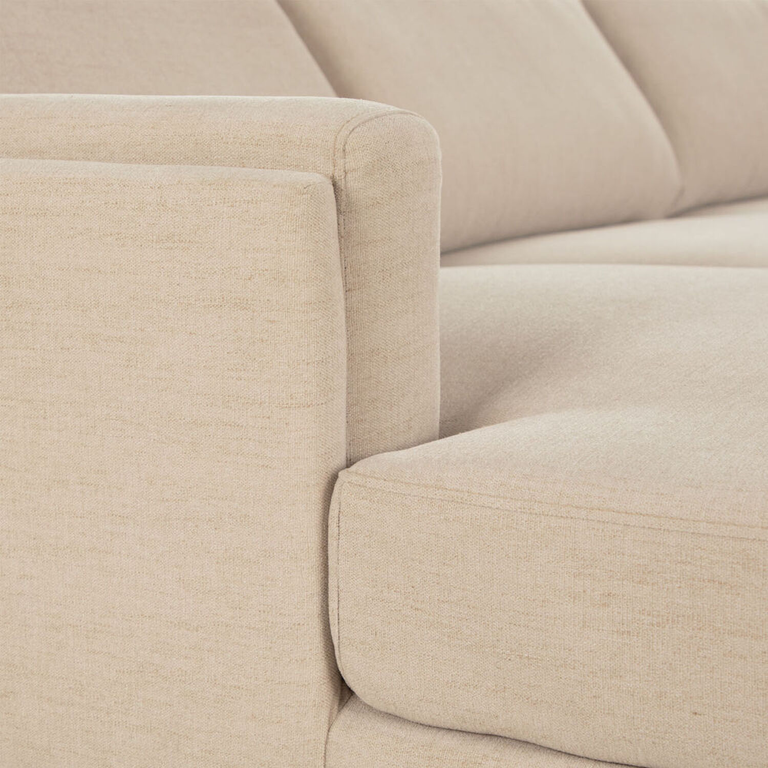 Sof&aacute; Seccional Izquierdo Beige Mar&iacute;a Repreve