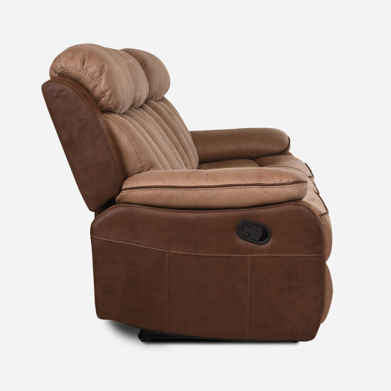 sofa 3 cuerpos reclinable moka cic