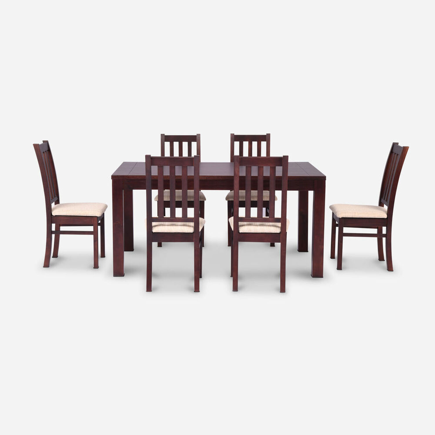 Comedor 6 Sillas &Ntilde;uble Beige