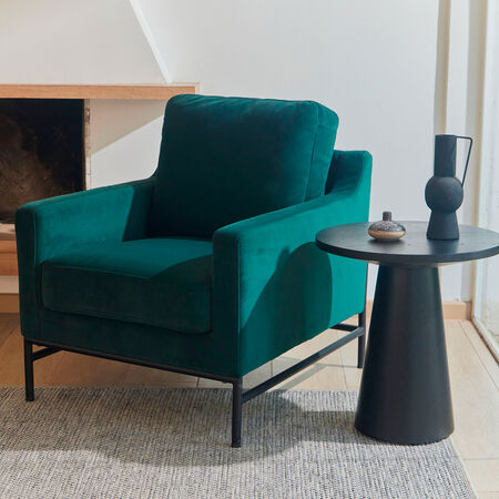 Poltrona Cilla Verde Oscuro