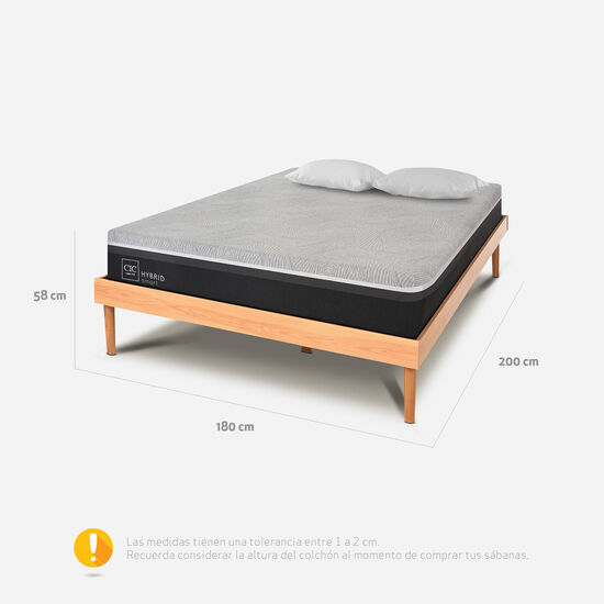 Cama King Hybrid + Almohada