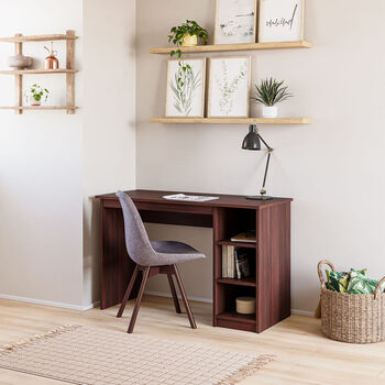 Escritorio 2 Repisas Chocolate