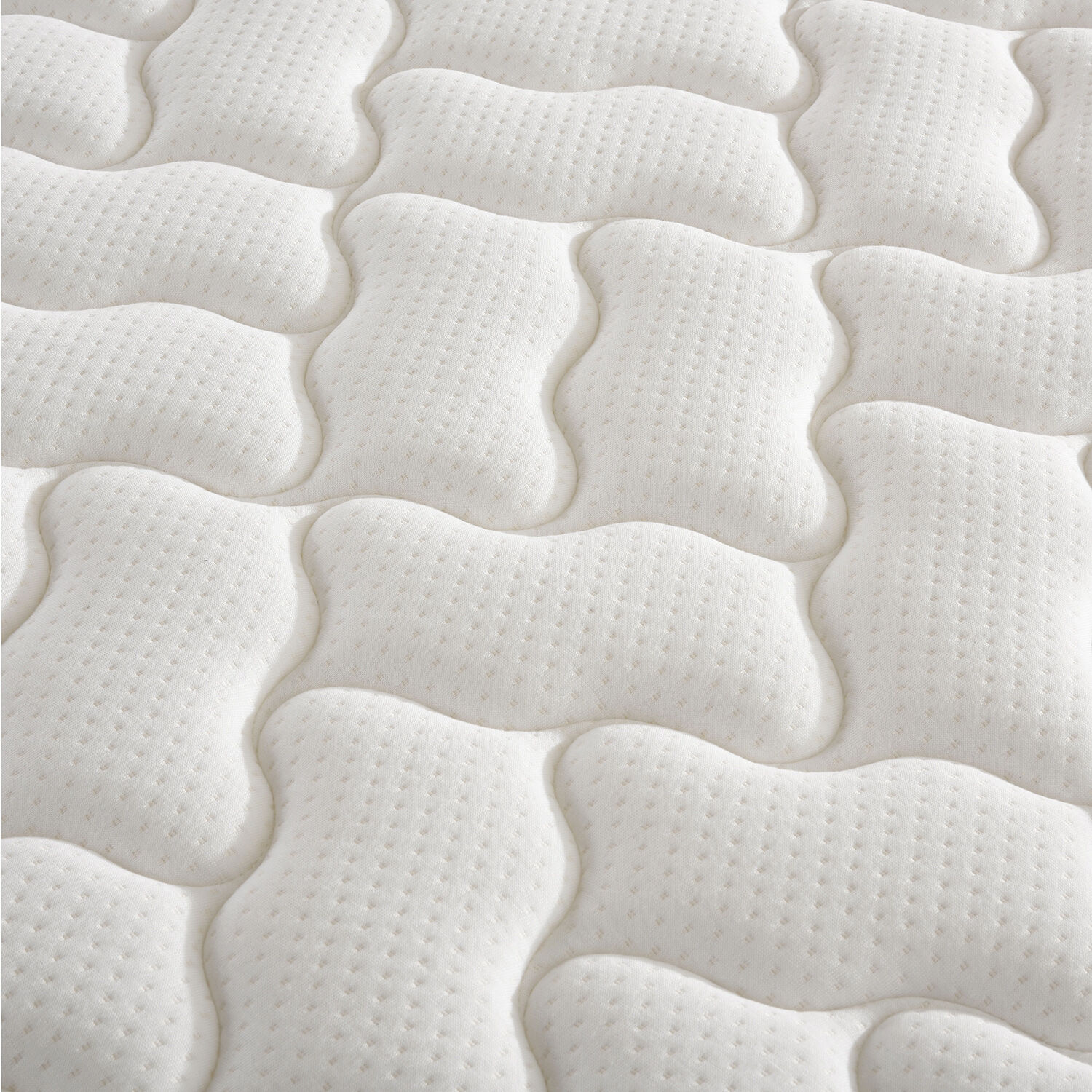 Cama Europea 2 Plazas Base Dividida Anatomic + Respaldo Dublín Choc
