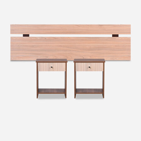 Respaldo 2 Plazas Olmo + Veladores