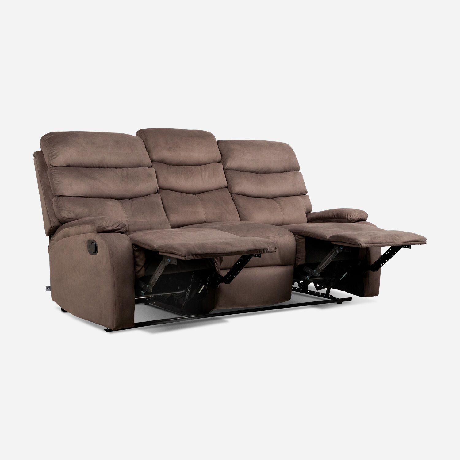 Sof&aacute; Reclinable 3 Cuerpos Texas Chocolate