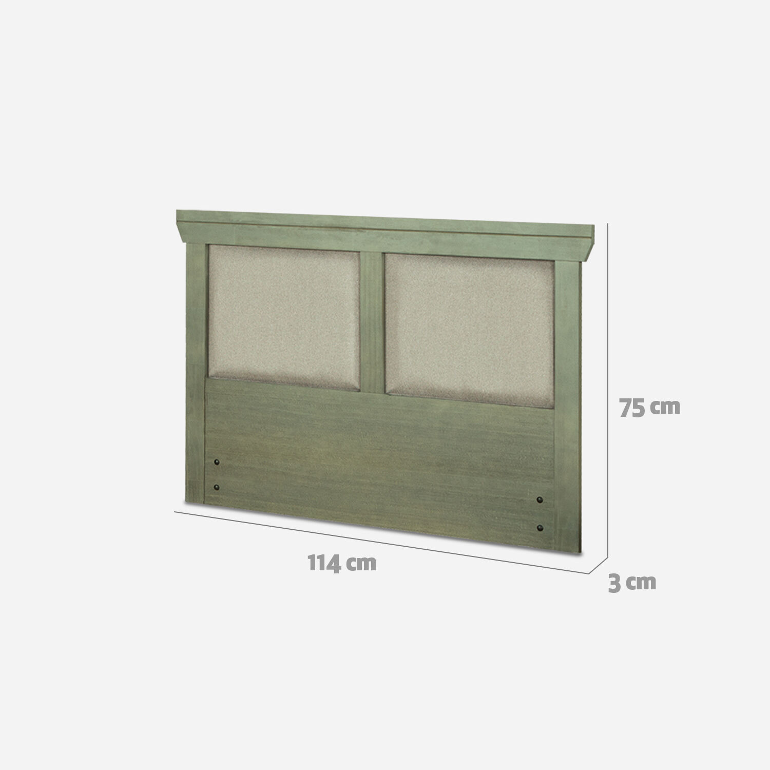 Respaldo Single Torino Olivo