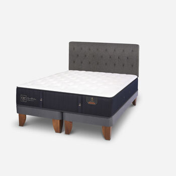 Cama Europea King Premium + Respaldo Kavery