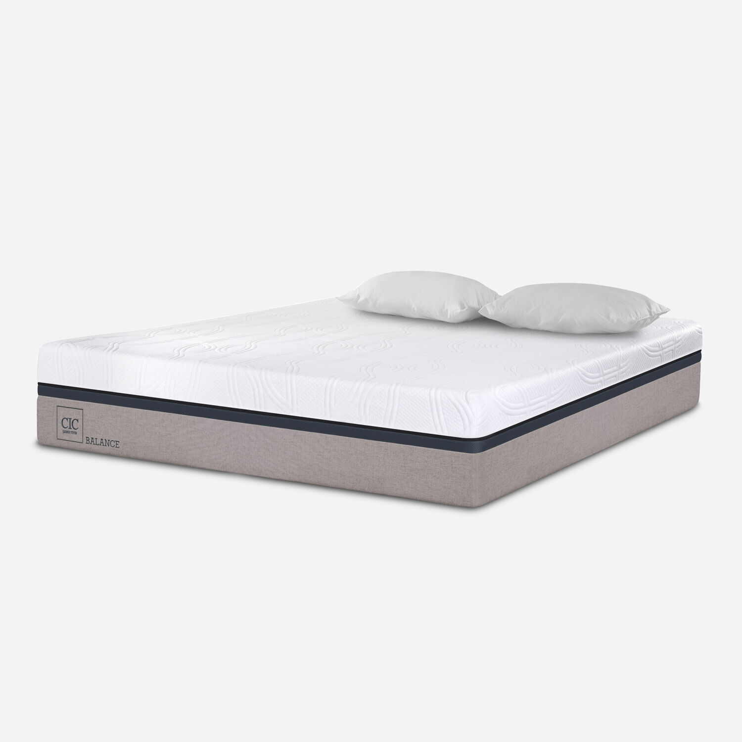 Colch&oacute;n 2 Plazas Balance 150x200 + Almohadas