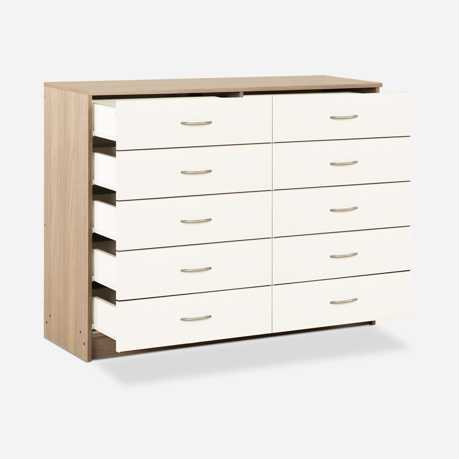 C&oacute;moda Standford 10 Cajones Bicolor
