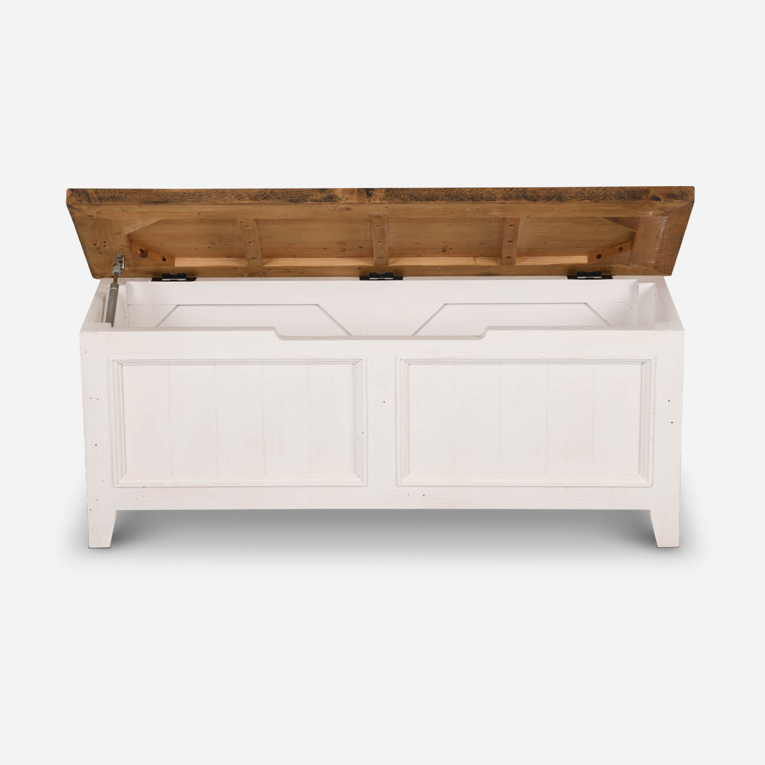 Banqueta Baúl Provenza Blanca