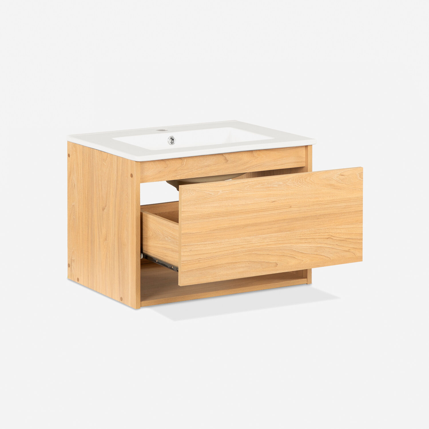 Vanitorio Flotante 1 Caj&oacute;n M&oacute;naco Olmo 60 Cm.