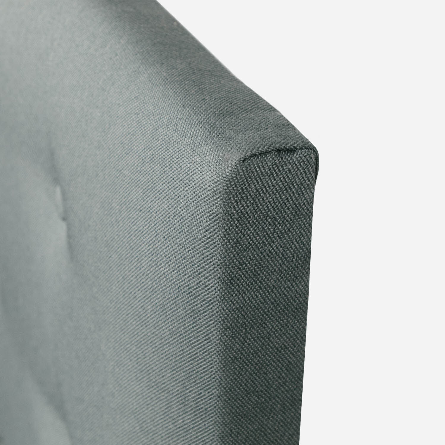 Cama Europea 2 Plazas Premium Base Dividida + Respaldo Tapizado Gris