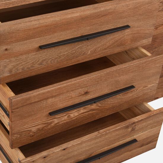 Mesa De Arrimo 2 Puertas 3 Cajones Cross