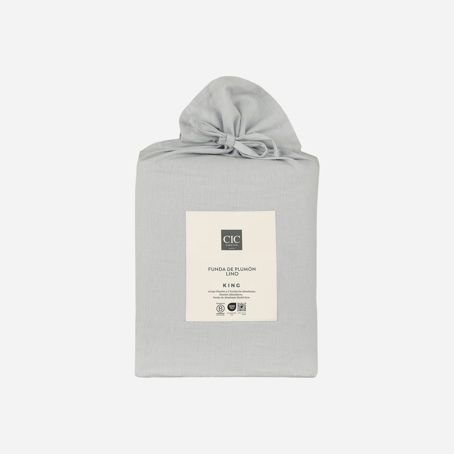 Funda de Plum&oacute;n King Lino Blue Stone