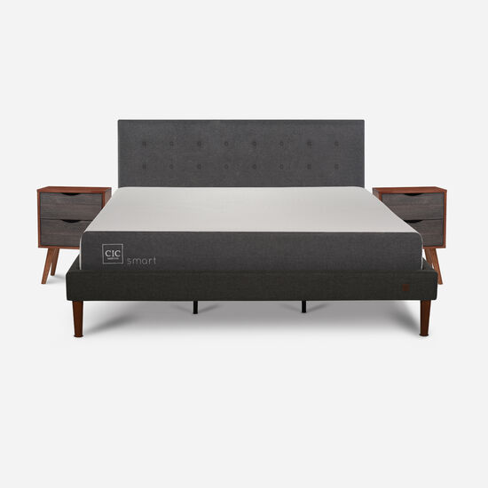 Cama Europea Curve King Smart + Set Éufrates