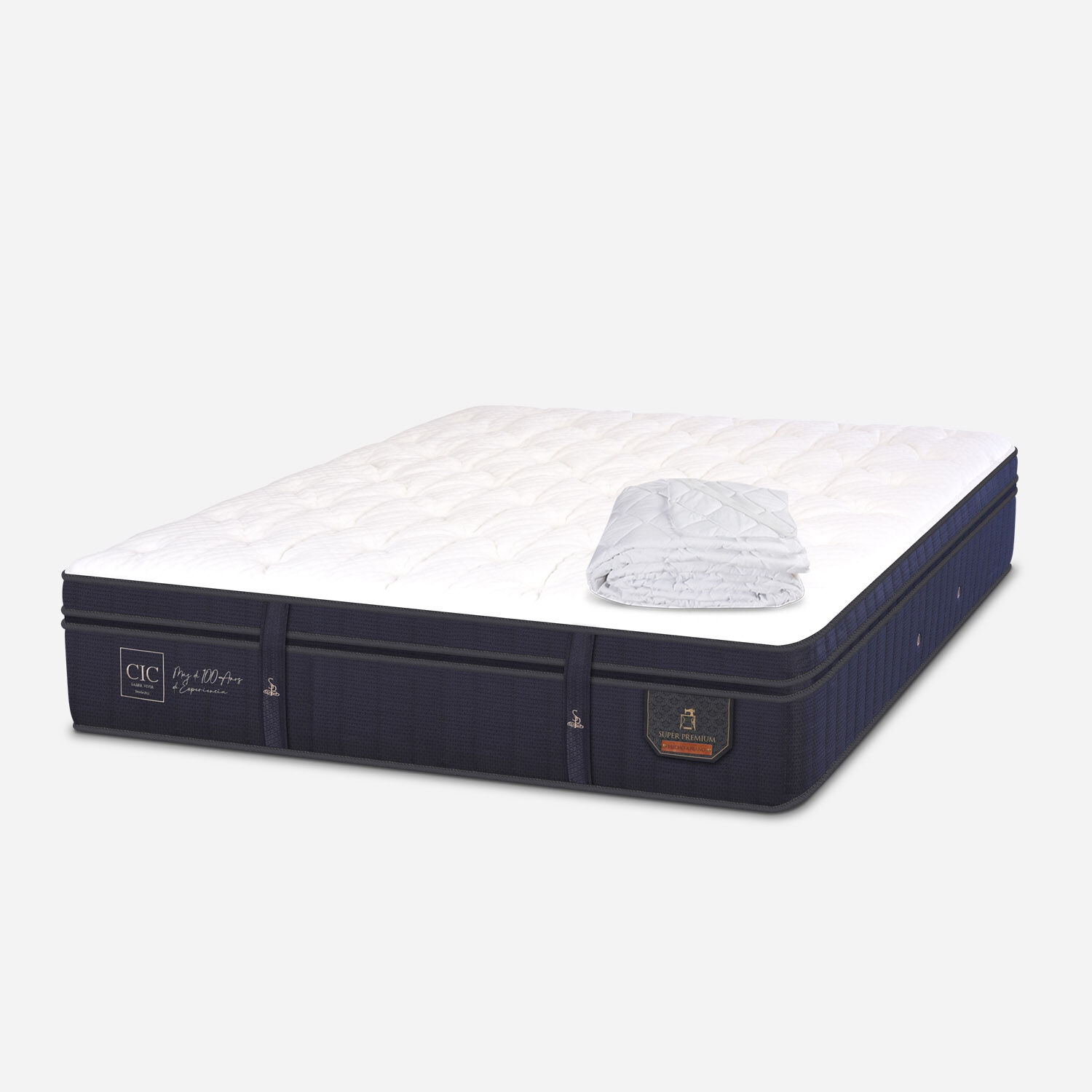 Colch&oacute;n King Super Premium 180x200 + Cubrecolch&oacute;n