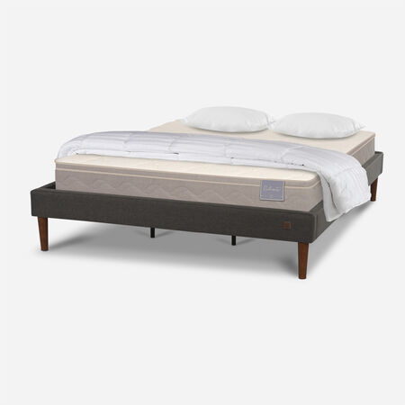 Cama Europea Curve King Rilassati + Almohadas + Plum&oacute;n